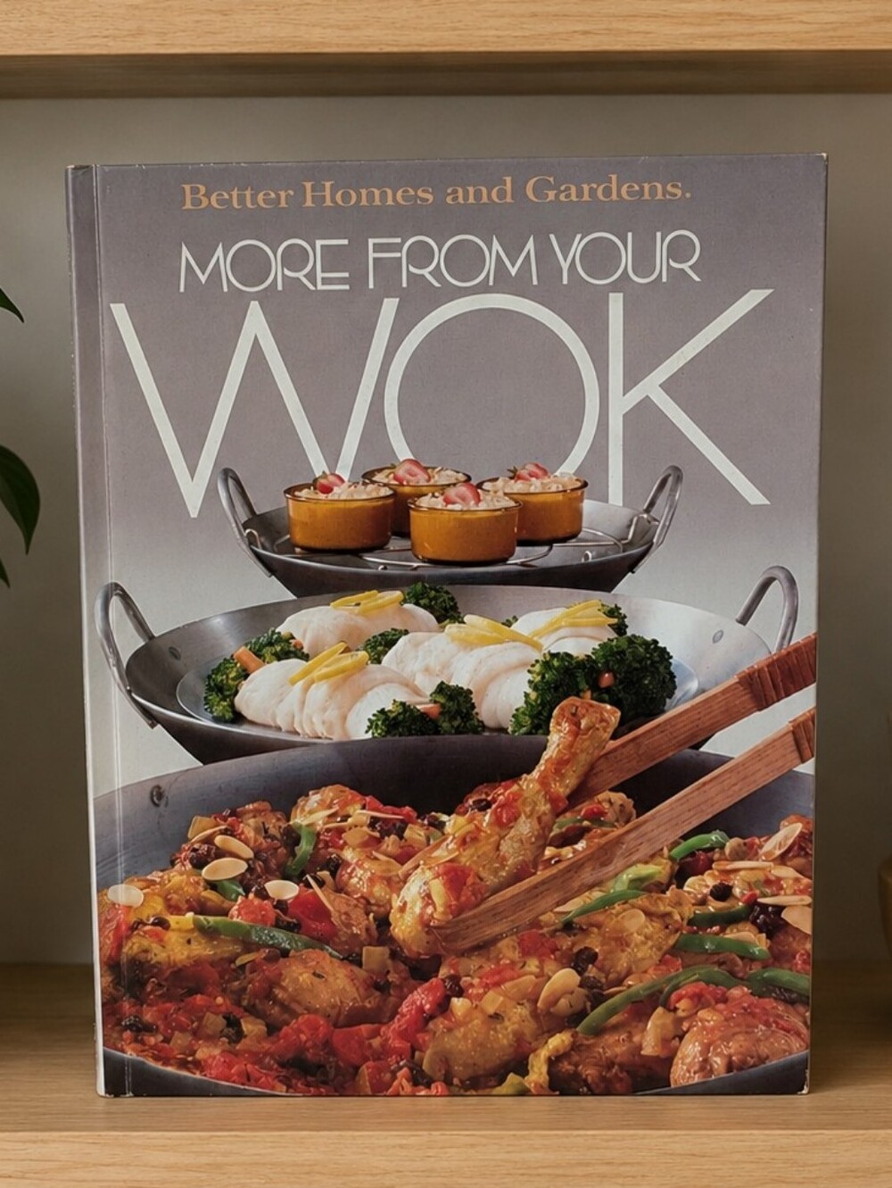 Vintage Better Homes & Gardens More From Your Wok Hardcover Cookbook